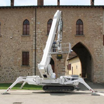 Plataforma tipo aranha de esteiras - XTJ 43+ - Palazzani industrie S.p.A. - elétrica / a diesel / híbrida