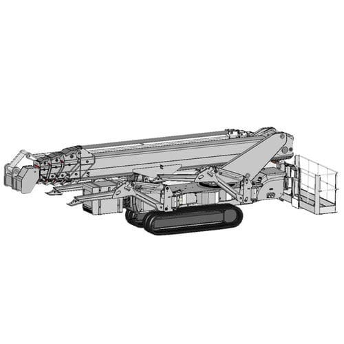 Plataforma tipo aranha de esteiras - Ragno TTZJ 58 - Palazzani industrie S.p.A. - elétrica / a diesel / para ambiente interno