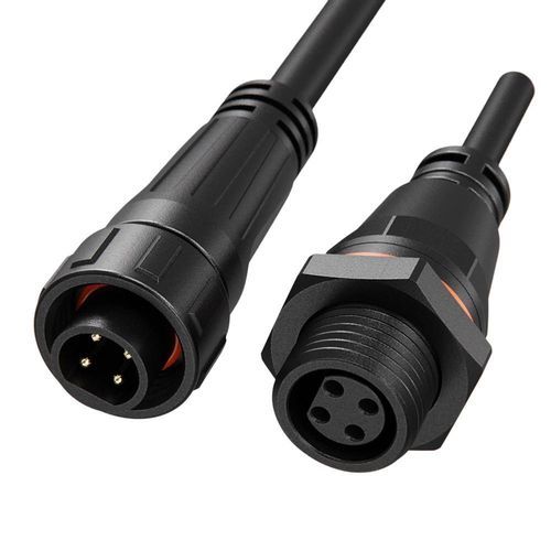 Conector de alimentação elétrica - Shenzhen Jnicon Technology Co., Ltd. - de cabo a cabo / circular / com bloqueio por parafuso