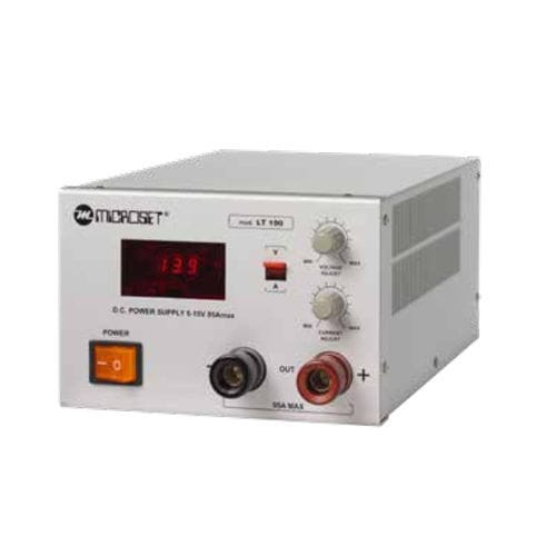 Fonte de alimentação elétrica de mesa - LT 250 - Microset - CA/CC / estabilizada / ajustável