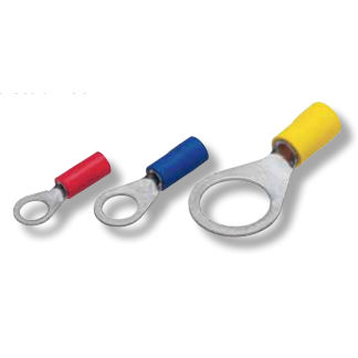 Terminal sem solda olhal - 010 series - Druseidt - tubular / com isolação PVC / em cobre