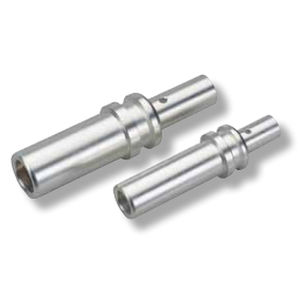 Conector de alimentação elétrica - 2385 series - Druseidt - reto / tomada / de crimpar