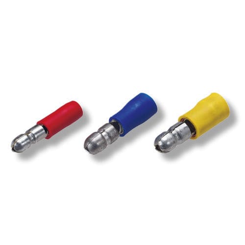 Terminal sem solda macho - 0114 series - Druseidt - tipo pino / tubular / com isolação PVC