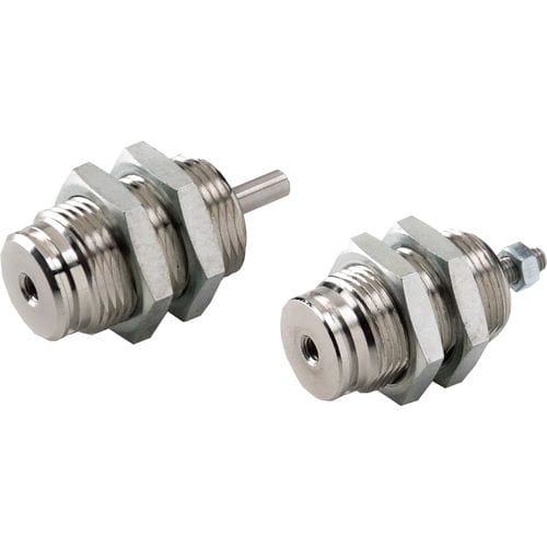 Cilindro micro - C series - Waircom - pneumático / de pistão / com haste roscada