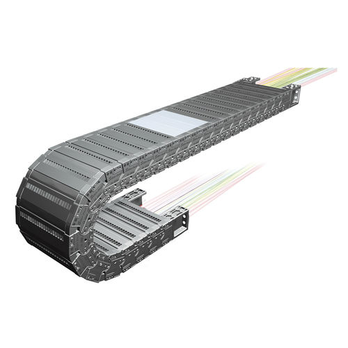 Esteira porta-cabos completamente fechada - nsb 045E - CPS - Cable Protection Systems