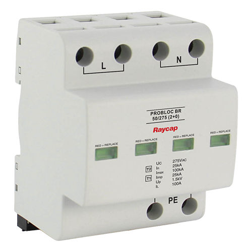 Dispositivo de proteção contra surtos de tipo 2 - ProBloc series - Raycap - de tipo 1 / classe II / classe I