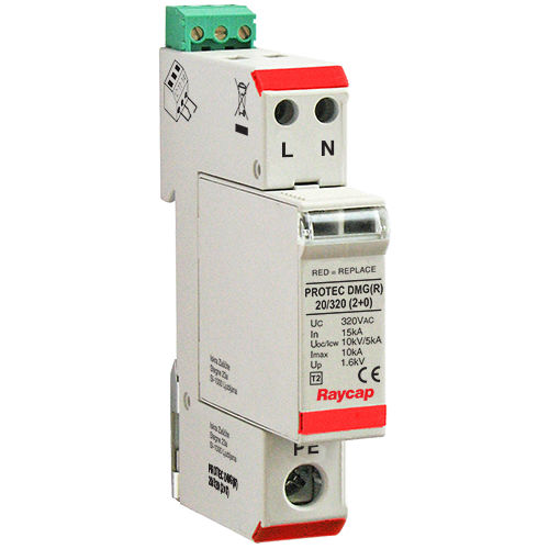 Dispositivo de proteção contra surtos de tipo 3 - ProTec DMG(R) 20 - Raycap - classe III / de instalação elétrica / para rede elétrica