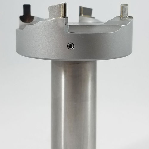Fresa de topo - Cougar Cutting Tools, Inc. - inteiriça / revestida / PCD