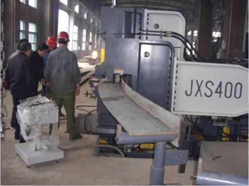 Curvadora motorizada - JXS series - Hubei Tri-Ring Metal-Forming Equipment Co., Ltd. - para perfis planos / de barras / horizontal