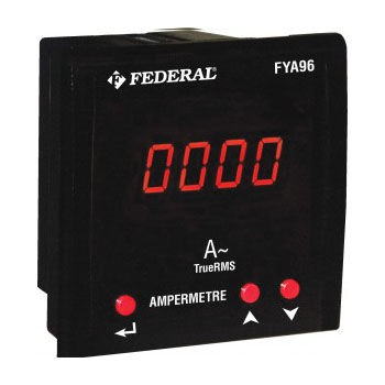 Amperímetro digital - FYA series - Federal Elektrik - para montagem em painel