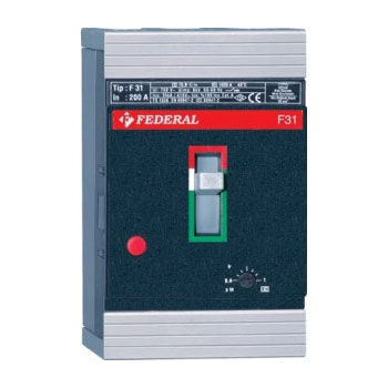 Disjuntor termomagnético - F31 series - Federal Elektrik - tripolar / em caixa moldada / fixo