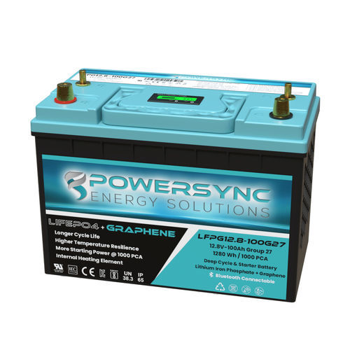 Bateria LiFePO4 - LFPG12.8-100G27 - POWERSYNC Energy Solutions - prismática / 12 V / IEC