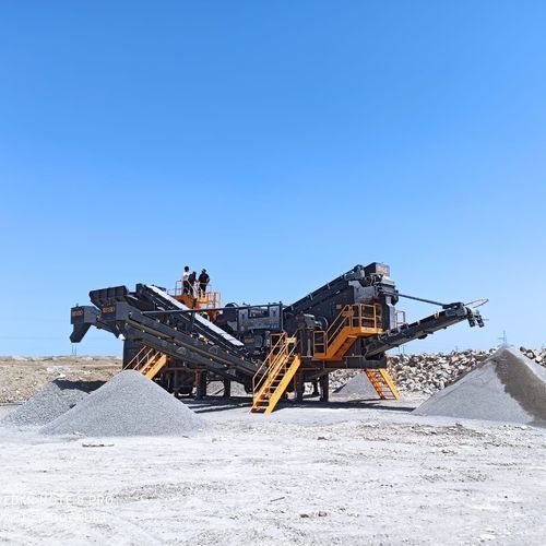 Planta de britagem e de peneiramento de impacto - PRO 90 - Fabo Crushing Screening & Concrete Plants - móvel / para rocha calcária