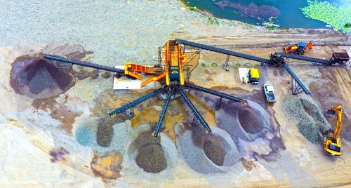 Planta de britagem e de peneiramento estacionária - Fabo Crushing Screening & Concrete Plants - para o setor terciário