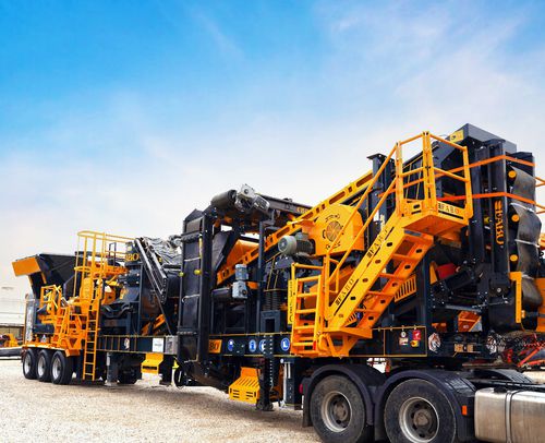 Planta de britagem e de peneiramento móvel - MCK-65  - Fabo Crushing Screening & Concrete Plants - de mandíbulas / de alta capacidade / para pedra