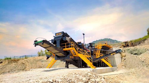 Planta de britagem e de peneiramento de impacto - PRO 150 - Fabo Crushing Screening & Concrete Plants - móvel / de alta capacidade / para pedra