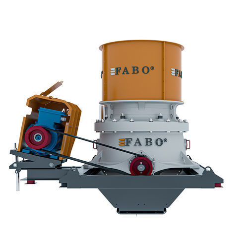 Britador cônico - CC-200 - Fabo Crushing Screening & Concrete Plants - estacionário / secundário / para materiais minerais