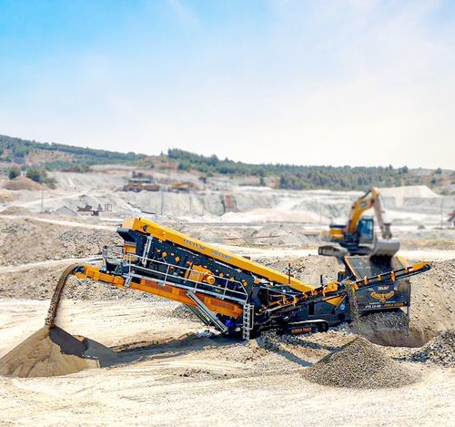 Planta de britagem e de peneiramento móvel - FTS 15-60 - Fabo Crushing Screening & Concrete Plants - compacta / de esteiras