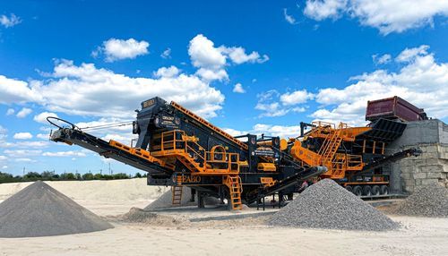 Planta de britagem e de peneiramento de impacto - PRO-150 - Fabo Crushing Screening & Concrete Plants - móvel / de alta capacidade / para pedra