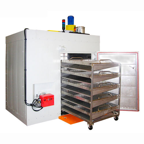 Forno com carrinho - E.V.G.E.-1 - IDROCALOR SRL Italy - de secagem / de indução / elétrico