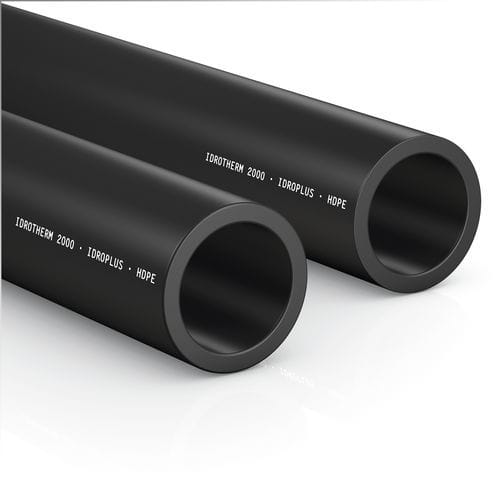 Tubo rígido para água - IDROPLUS HDPE - Idrotherm 2000 - em polietileno (PE) / resistente à corrosão