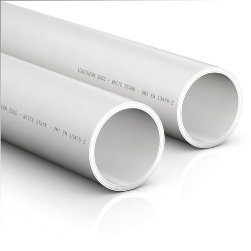 Tubo rígido hidráulico - WHITE STARK - Idrotherm 2000 - em polietileno (PE) / resistente à corrosão / resistente à abrasão