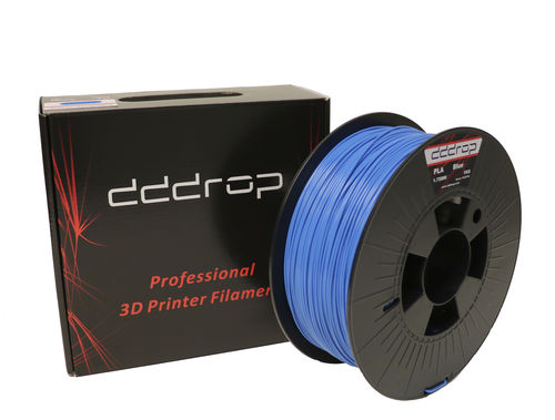 Filamento de PLA para impressora 3D - dddrop - 1,75 mm / preto / azul