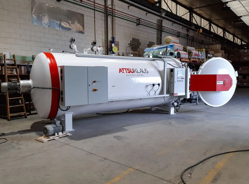 Autoclave de processo - ATTSU KLAUS (grupo ATTSU termica) - automática / de vidro / horizontal
