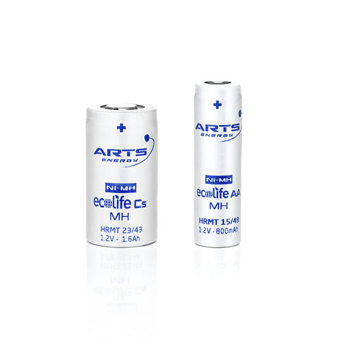 Pilha recarregável Ni-MH - ecolife™ series - ARTS Energy - tipo CS / tipo AA