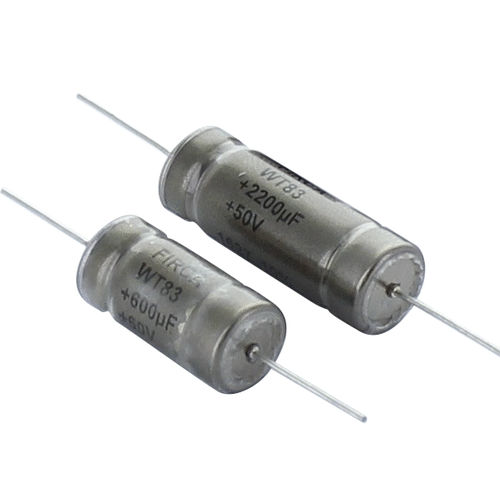 Capacitor de tântalo - WT83 - EXXELIA - axial / baixa resistência de série equivalente / de filtração