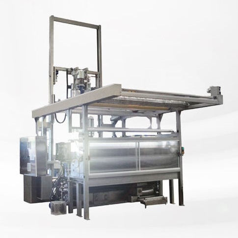 Máquina de corte longitudinal para tecidos - Erhardt + Leimer