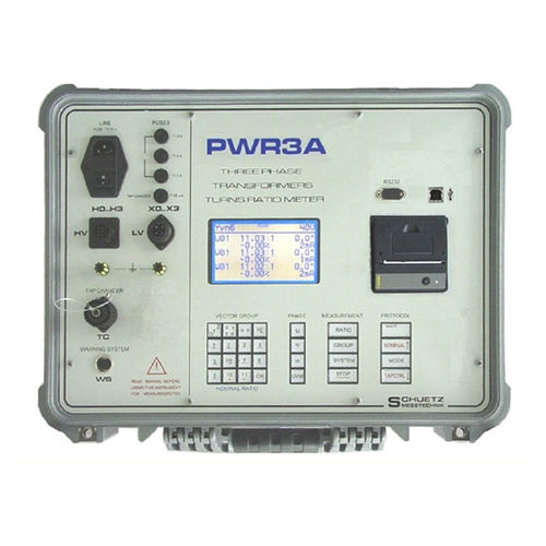 Medidor de relação de espiras digital - PWR3A - SCHUETZ - para transformador