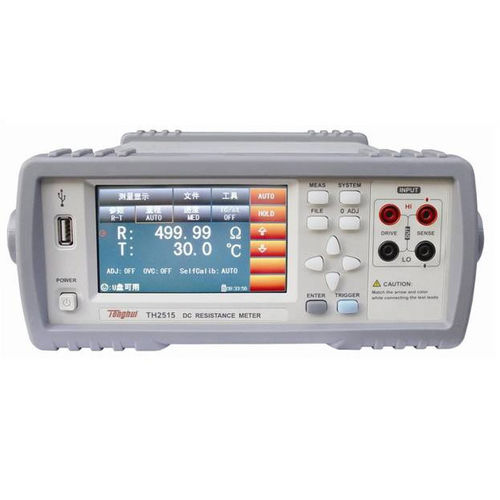 Ohmímetro digital - TH2515 - Changzhou Tonghui Electronic Co., Ltd. - portátil / de bancada / de alta tensão