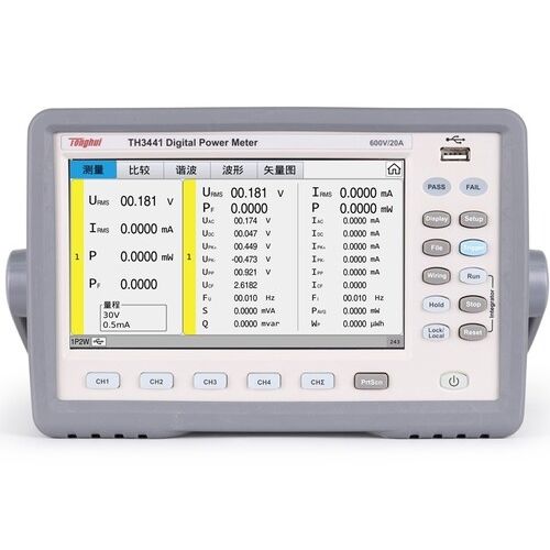 Medidor de potência multímetro - TH3441 - Changzhou Tonghui Electronic Co., Ltd. - de potência ativa / de potência reativa / de potência aparente