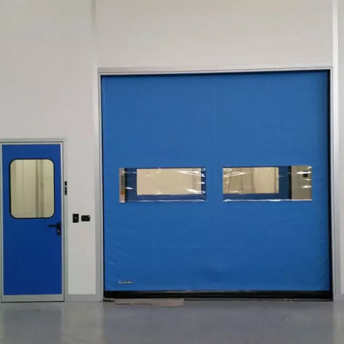 Porta de enrolar - RRD-ZIP - Shanghai Kenvo Door Co., Ltd - em aço inoxidável / de alumínio / em aço galvanizado