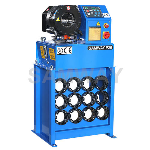 Prensa para terminais para mangueiras hidráulicas - P20D - WUXI SAMWAY CO.,LTD - automática / hidráulica / controlada por CLP