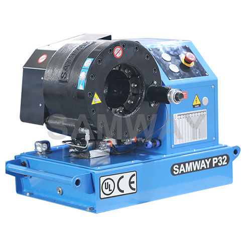 Prensa para terminais para mangueiras hidráulicas - P32DC - WUXI SAMWAY CO.,LTD - automática / compacta