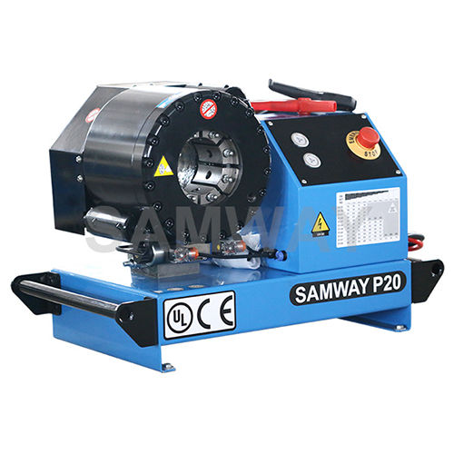 Prensa de mangueiras hidráulicas - P20CS - WUXI SAMWAY CO.,LTD - automática / eletro-hidráulica / compacta