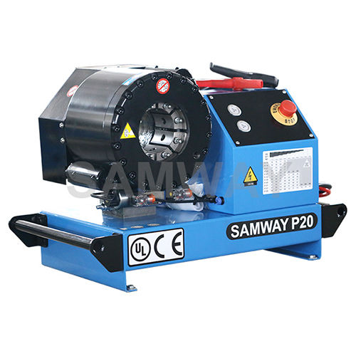 Prensa de mangueiras hidráulicas - P20X - WUXI SAMWAY CO.,LTD - automática / eletro-hidráulica / compacta