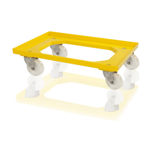 Carro tartaruga porta recipientes - 980310 - TBA plastové obaly s. r. o. - metálico / em ABS
