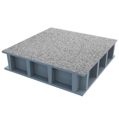 Grade de piso em PRFV - GD series - P-TREX - de assoalho coberto / antiderrapante / industrial