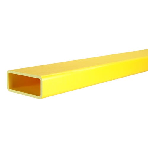 Perfil em poliéster reforçado com fibra de vidro - PTR series - P-TREX - retangular / pultrudido