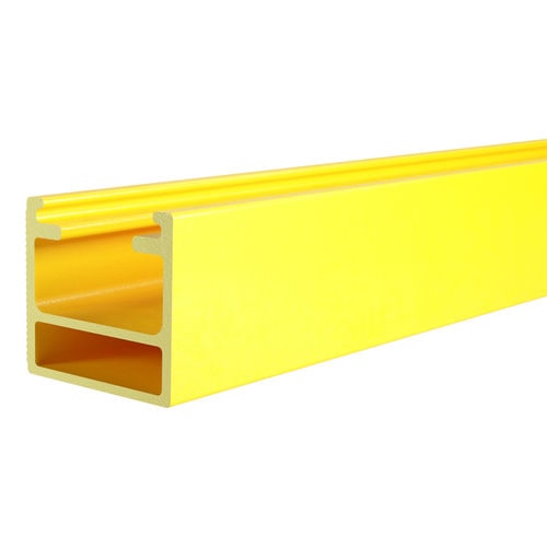 Perfil em poliéster reforçado com fibra de vidro - PTRS series - P-TREX - retangular / pultrudido