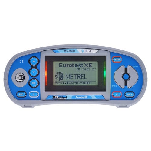 Testador de tensão - MI 3102 BT EurotestXE - METREL - de continuidade / de resistência de isolamento / de sequência de fases