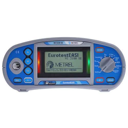Testador de tensão - MI 3100 SE EurotestEASI  - METREL - de continuidade / de resistência de isolamento / de sequência de fases