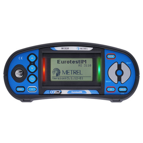 Testador de tensão - MI 3110 EurotestIM  - METREL - de corrente de vazamento / de sequência de fases / de impedância