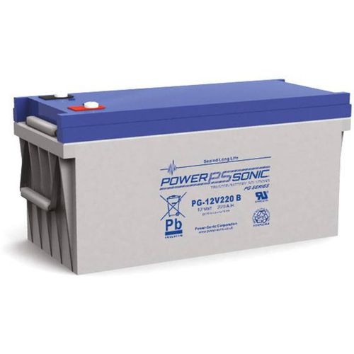 Bateria VRLA - PG-12V220 - Power-Sonic - retangular / 12 V / para inversor