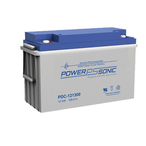 Bateria de descarga profunda - PDC-121300 - Power-Sonic - VRLA / retangular / 12 V