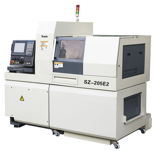 Torno tipo suíço CNC - SZ-205E2 - Shenzhen Sowin Precision Machine Tool Co., Ltd - de 5 eixos / universal / de dois fusos