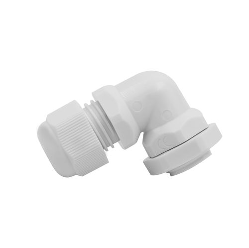 Prensa-cabo em nylon - NPT3/8-1 - ZHEJIANG DERXIN CONNECTOR CO.,LTD - de ângulo reto
